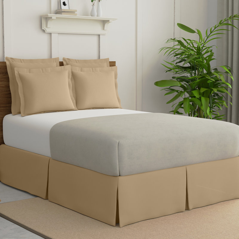 Ophelia & Co. Rolande Pleated Wrinkle Resistant Wrap Around Bed Skirt